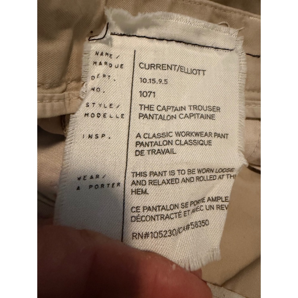 Current Elliot size 28 khaki - Picture 5 of 12
